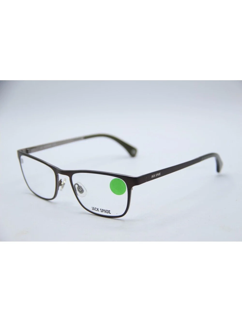 Jack Spade Powell Erh Brown Green Authentic Eyeglasses 50-17